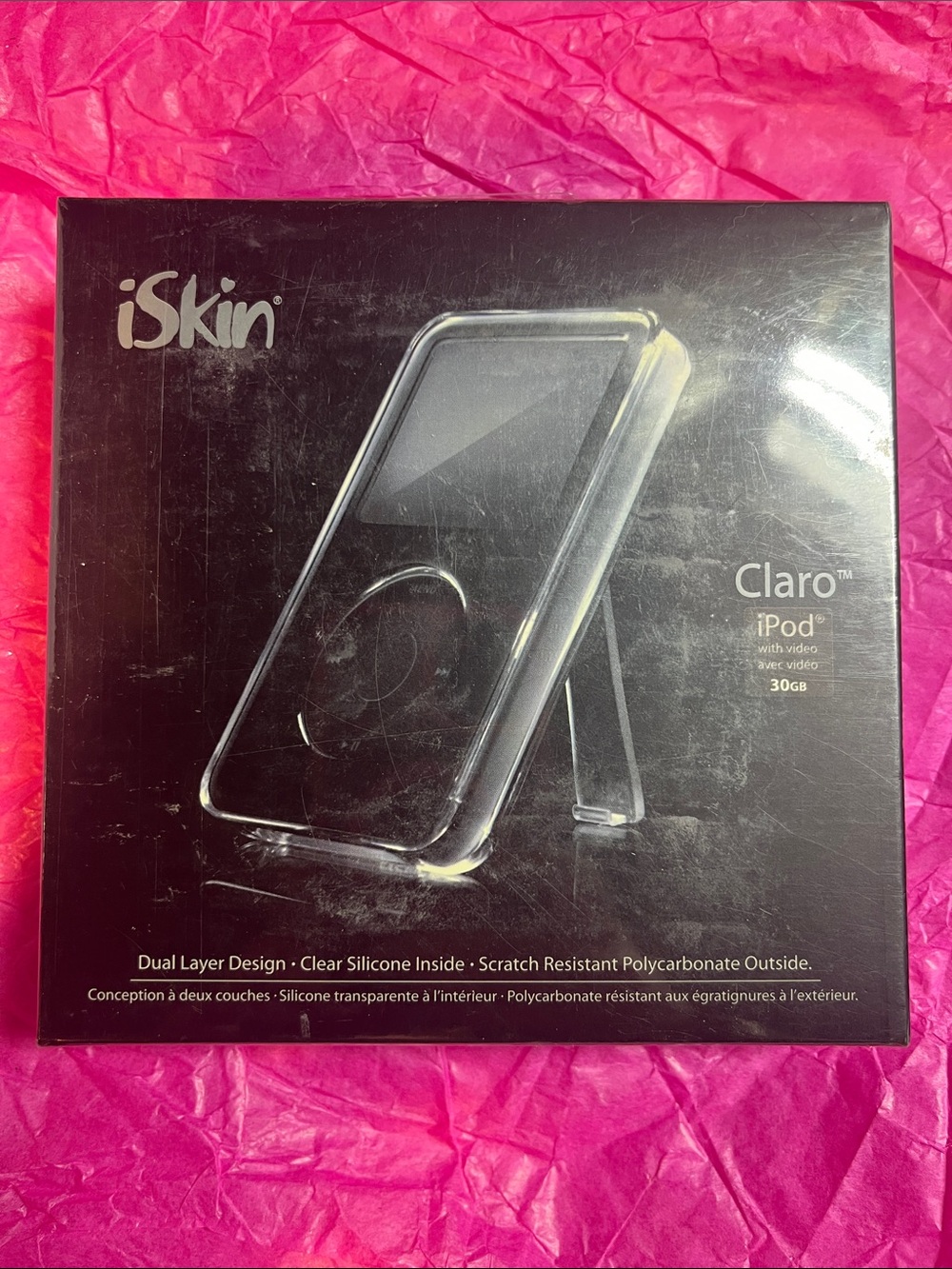 Skin Claro Clear Protective Case for iPod Classic 30GB Video 5thGen NRFB Sealed